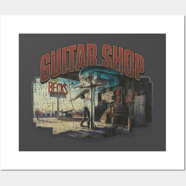 Beck's Guitar Shop 1989 Wall Art by JCD666